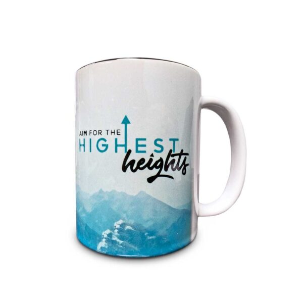 Aim for the Highest Heights 11oz coffee mug by LaVelma Lindsey