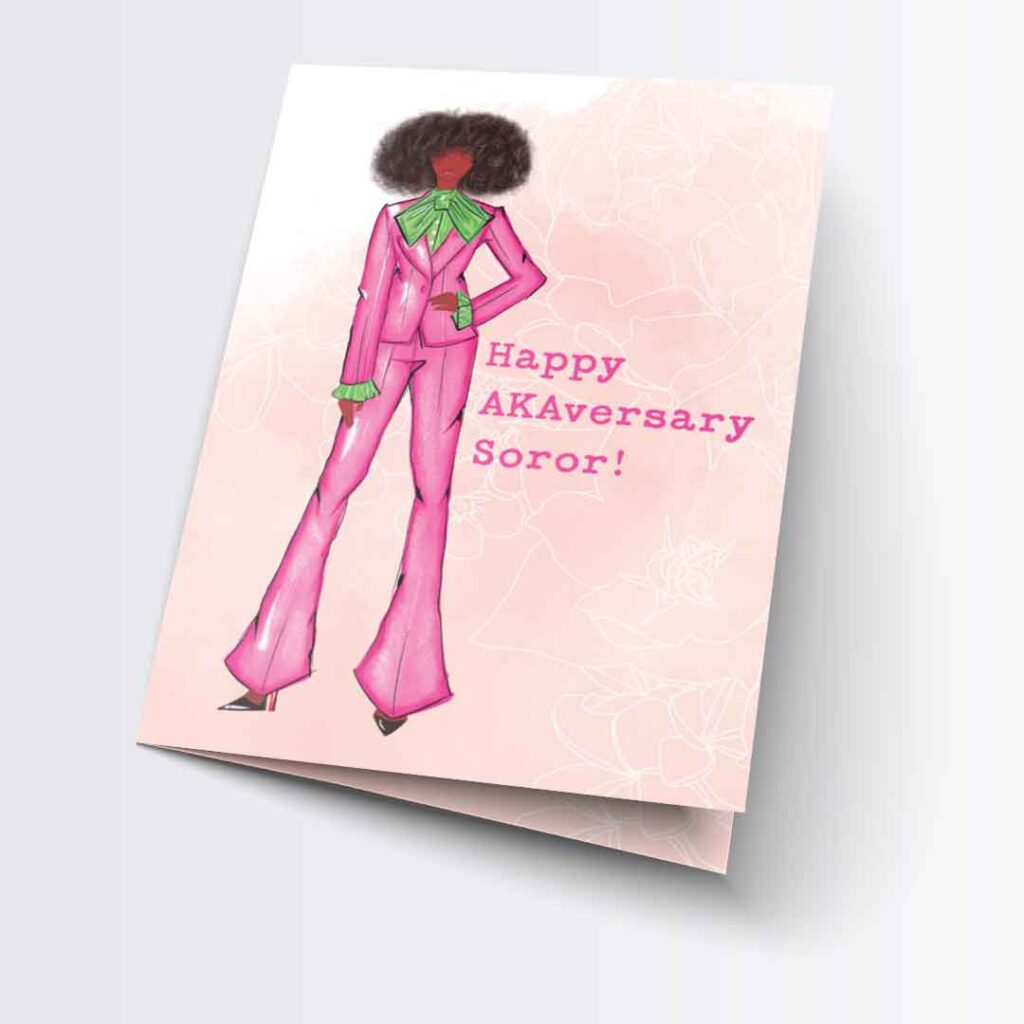 AKAversary greeting card by Donna P. McCullum