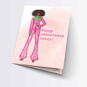 AKAversary greeting card by Donna P. McCullum