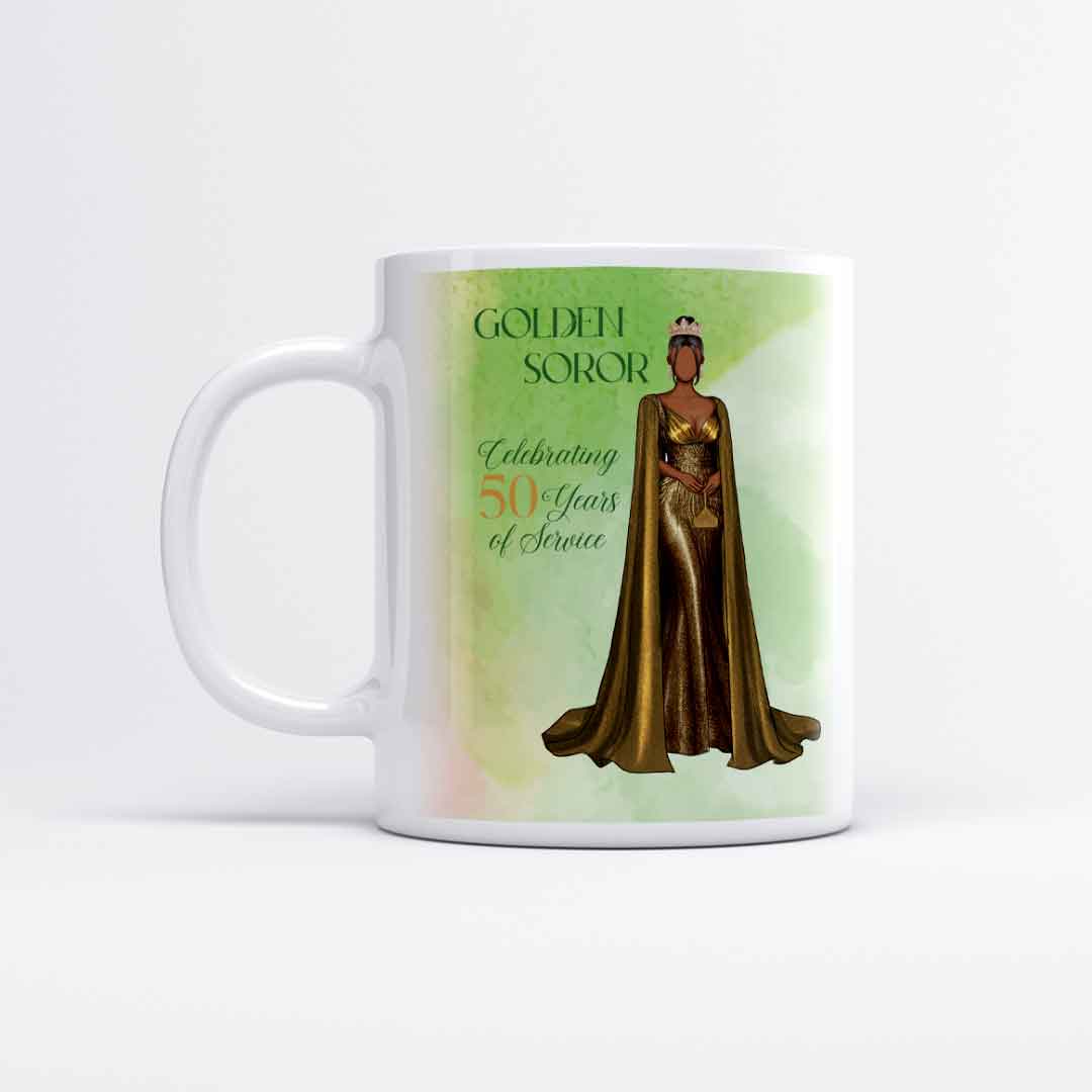 Golden Soror 15oz coffee mug by Donna P. McCullum