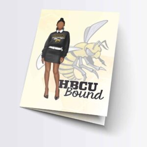 ASU (Alabama State University) Bound greeting card by Donna P. McCullum