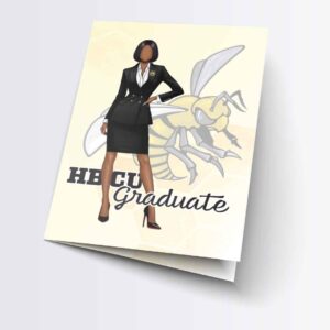 ASU (Alabama State University) Graduate greeting card by Donna P. McCullum
