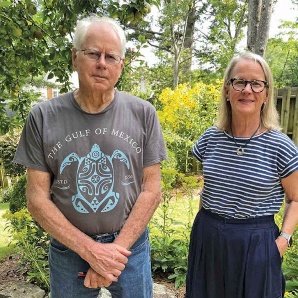 Jim Brown author pic, Jane Reed Ross illustrator pic