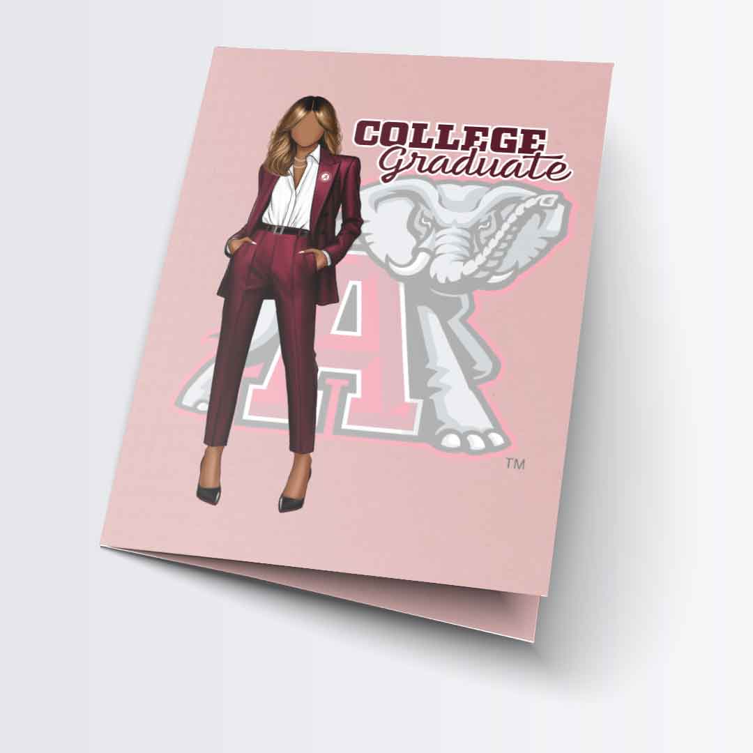 UA (University of Alabama) Graduate greeting card by Donna P. McCullum