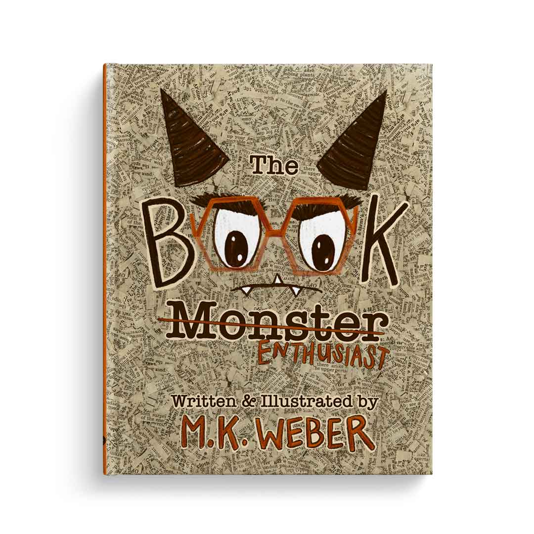 The Book Monster, written by M.K. Weber