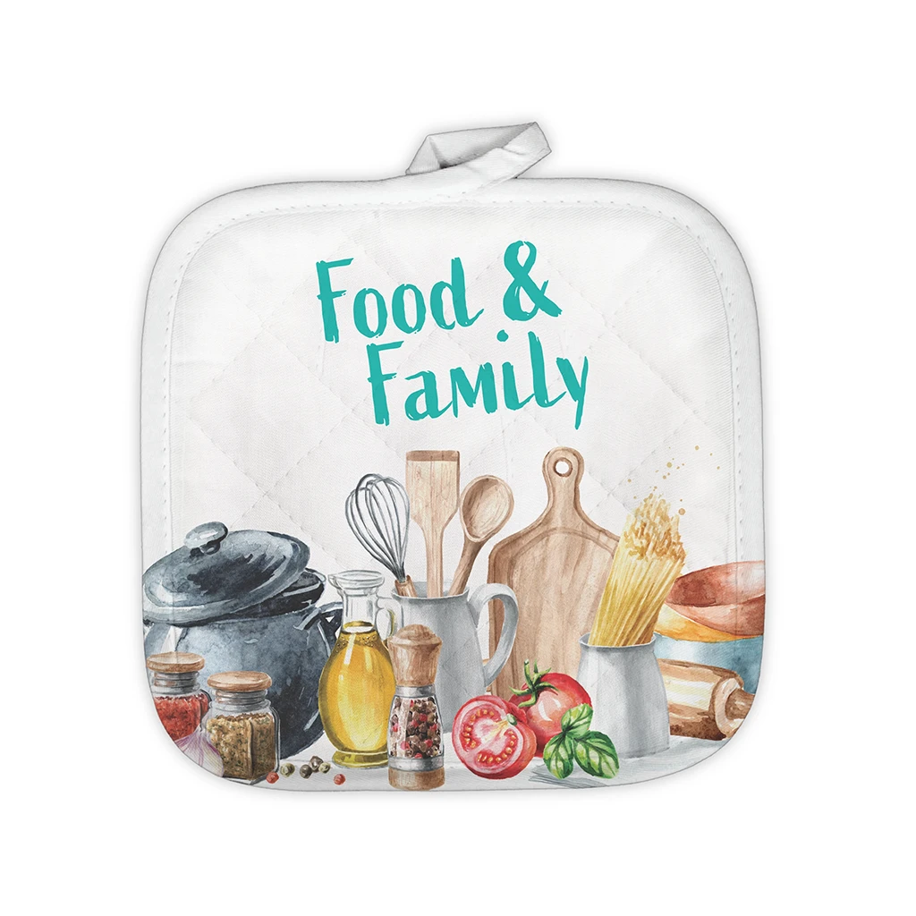 Food & Family potholder