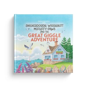Snickerdoodle Wigglebutt McFluffy-Paws and the Great Giggle Adventure, written by Toni L. Poll